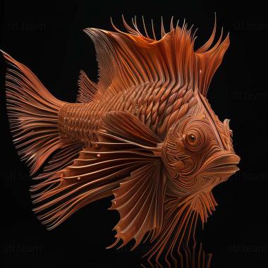 3D model Lionhead fish (STL)